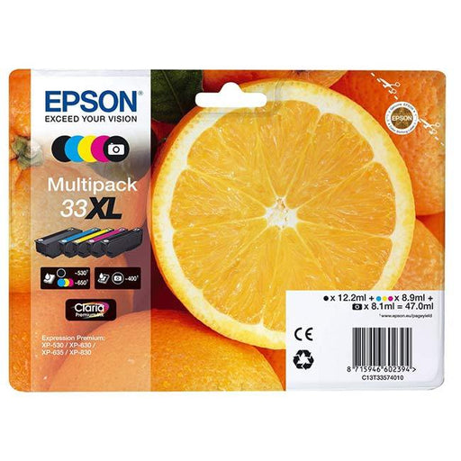 Original Epson T33XL (T3357) Ink Cartridges Multipack