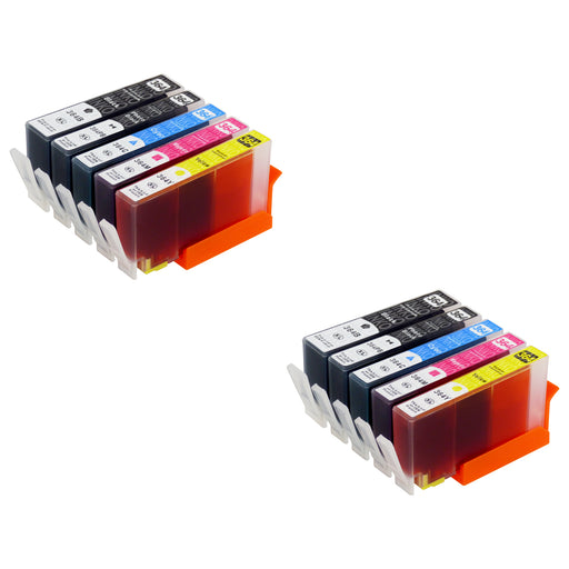 Compatible HP 364XL (N9J74AE) High Capacity Ink Cartridge Multipack Including Photo Black (2 Sets)