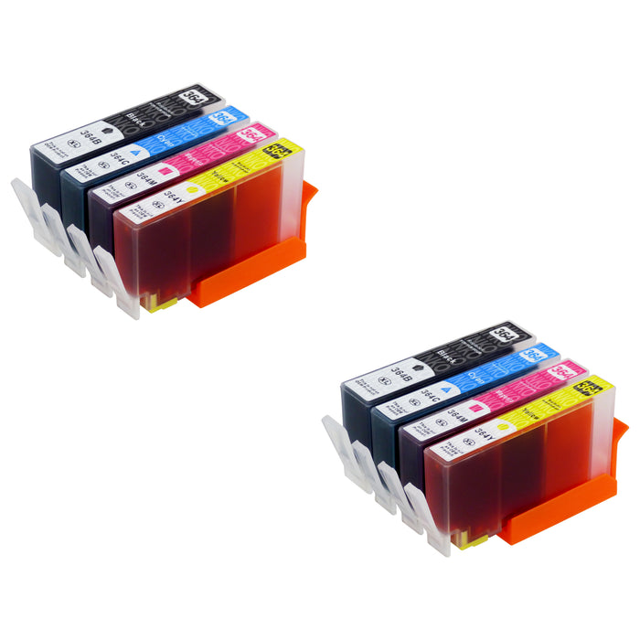 Compatible HP 364XL (N9J74AE) High Capacity Ink Cartridge Multipack (2 Sets)