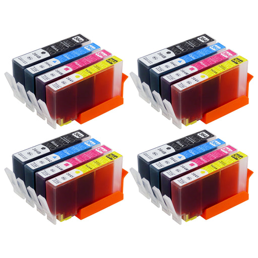 Compatible HP 364XL (N9J74AE) High Capacity Ink Cartridge Multipack (4 Sets)