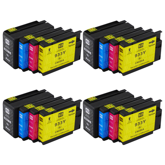 Compatible HP 932XL/933XL Ink Cartridges Multipack (4 Sets)