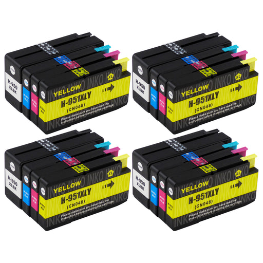 Compatible HP 950XL/951XL Ink Cartridges Multipack (4 Sets)