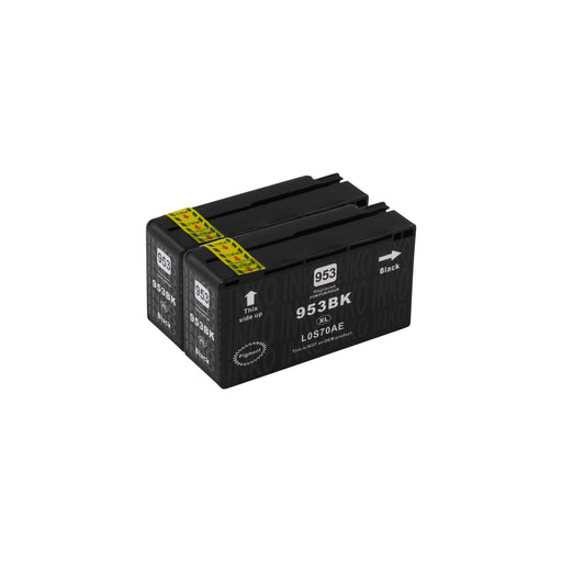 Compatible HP 953XL (L0S70AE) High Capacity Black Ink Cartridge Twinpack