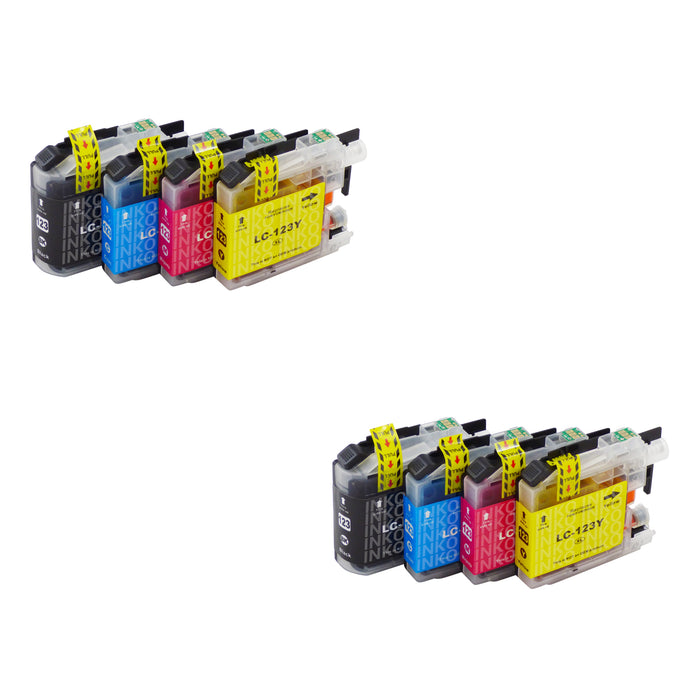 Compatible Brother LC123XL Ink Cartridges Multipack (2 Sets)