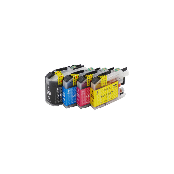 Compatible Brother LC127XL/LC125XL Ink Cartridges Multipack