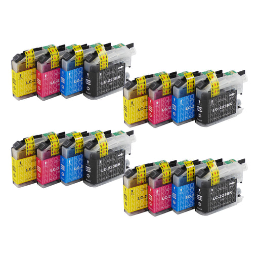 Compatible Brother LC223XL Ink Cartridges Multipack (4 Packs)