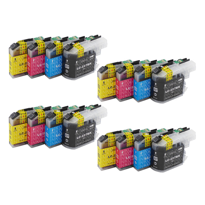 Compatible Brother LC227XL Ink Cartridges Multipack (4 Sets)