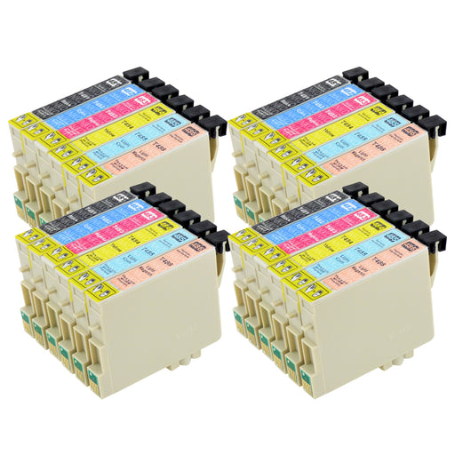 Compatible Epson T0487 High Capacity Ink Cartridge Multipack (4 Sets)