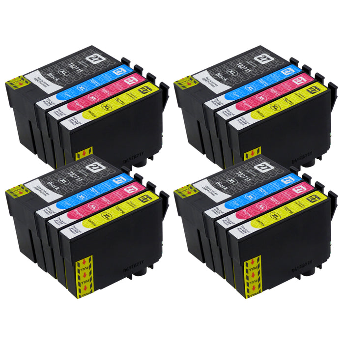 Compatible Epson T27XL (T2716) High Capacity Ink Cartridge Multipack (4 Sets)